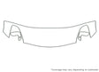solstice 3M Clear Bra Hood Precut PPF Diagram
