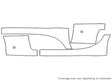 solstice 3M Clear Bra Door Cup Precut PPF Diagram