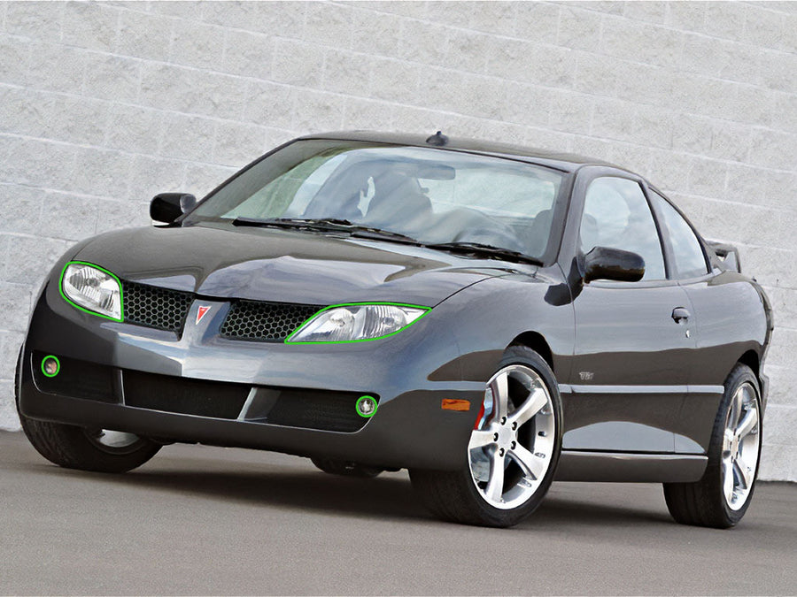 pontiac sunfire 2003-2005 Headlight Protection Installation Location