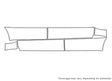 torrent Avery Dennison Clear Bra Door Cup Precut PPF Diagram