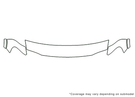 trans port Avery Dennison Clear Bra Hood Precut PPF Diagram