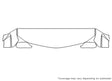 vibe 3M Clear Bra Hood Precut PPF Diagram