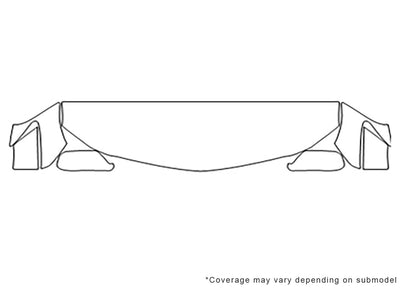 vibe Avery Dennison Clear Bra Hood Precut PPF Diagram