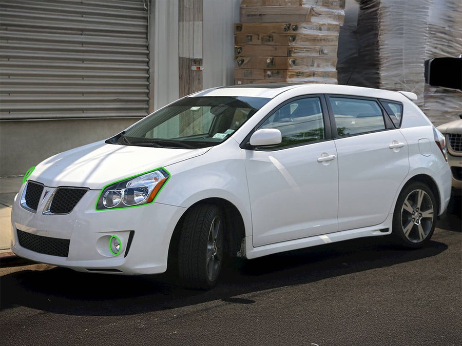 pontiac vibe 2009-2010 Headlight Protection Installation Location
