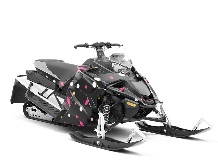 Poolside Pleasantries Birds Custom Wrapped Snowmobile