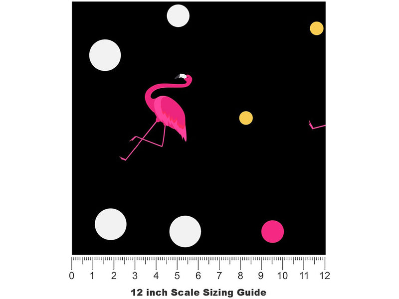 Poolside Pleasantries Birds Vinyl Film Pattern Size 12 inch Scale~Rwraps Poolside Pleasantries Birds Sizing Chart~2