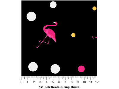 Poolside Pleasantries Birds Vinyl Film Pattern Size 12 inch Scale~Rwraps Poolside Pleasantries Birds Sizing Chart~2