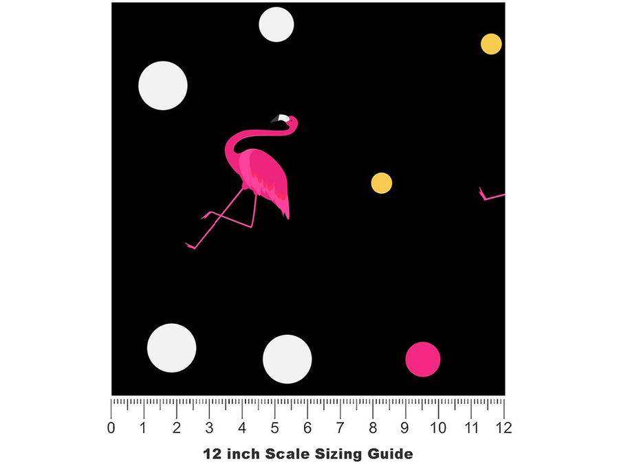 Poolside Pleasantries Birds Vinyl Film Pattern Size 12 inch Scale~Rwraps Poolside Pleasantries Birds Sizing Chart~2
