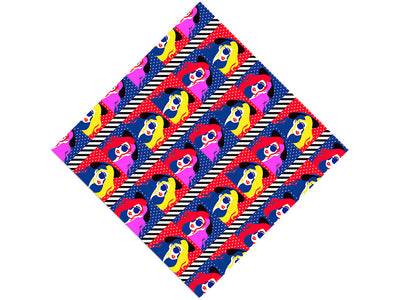 Pop Art Retro Vinyl Wrap Pattern