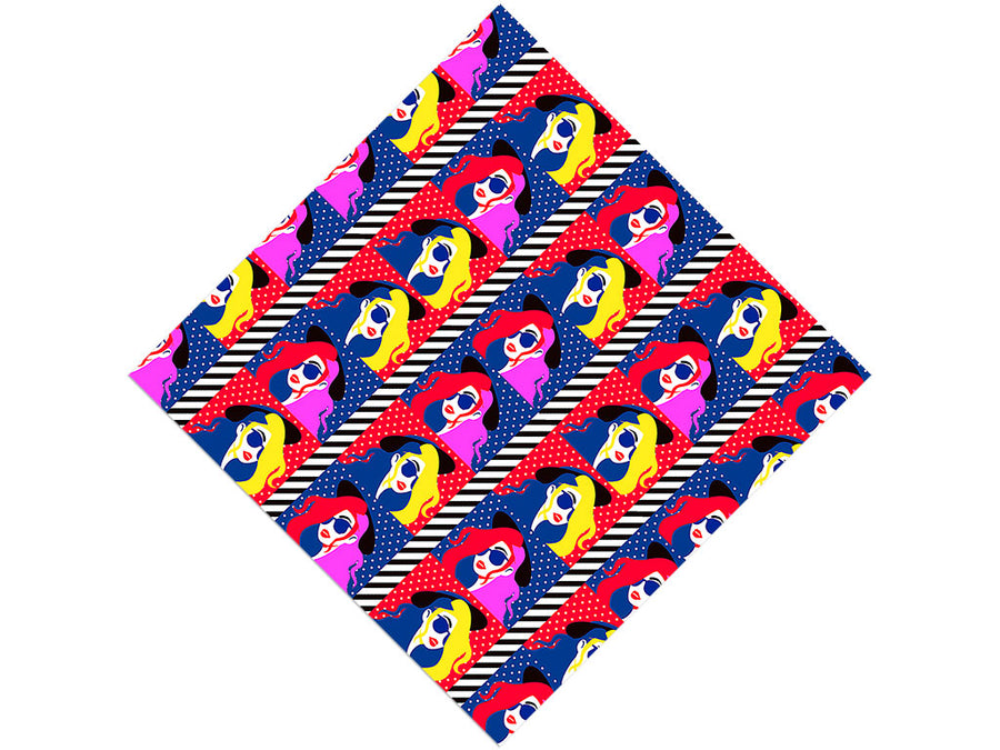 Pop Art Retro Vinyl Wrap Pattern