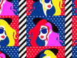 Pop Art Retro Vinyl Wrap Pattern~Rwraps Series 914 Digitally Printed Vinyl Wrap~0
