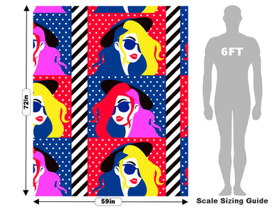 Pop Art Retro Vehicle Wrap Scale~Rwraps Series 914 Pop Art Retro Measurements~1