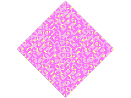 Popped Bubblegum Pixel Vinyl Wrap Pattern