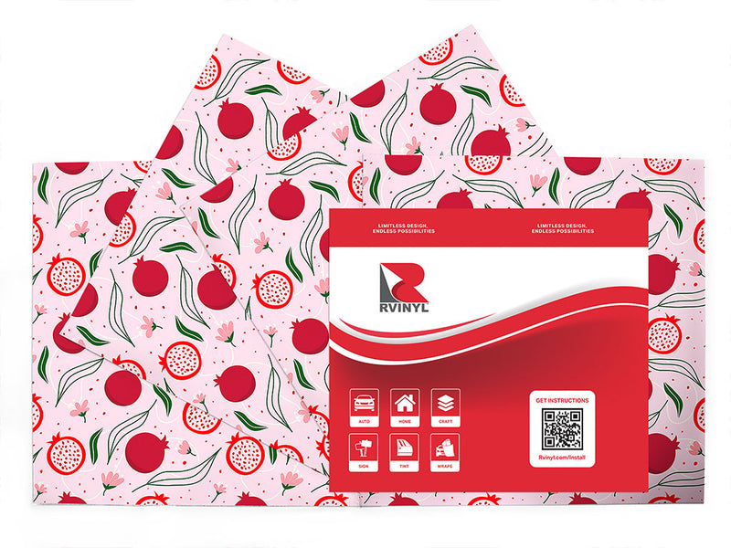poppy pods fruit Craft Vinyl Sheet Pack