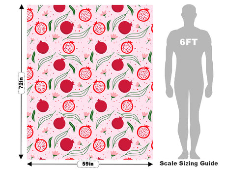 Poppy Pods Fruit Vinyl Wrap Pattern~Rwraps Series 914 Poppy Pods Fruit Measurements~1
