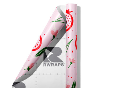 Poppy Pods Fruit Wrap Film Sheets~Rwraps Series 914 Poppy Pods Fruit Scrolled Sheet~3