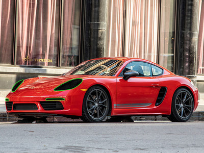 porsche 718 cayman 2017-2024 Headlight Tint Location