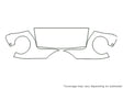 911 3M Clear Bra Hood Precut PPF Diagram