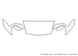 911 3M Clear Bra Hood Precut PPF Diagram
