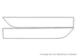 911 3M Clear Bra Door Cup Precut PPF Diagram