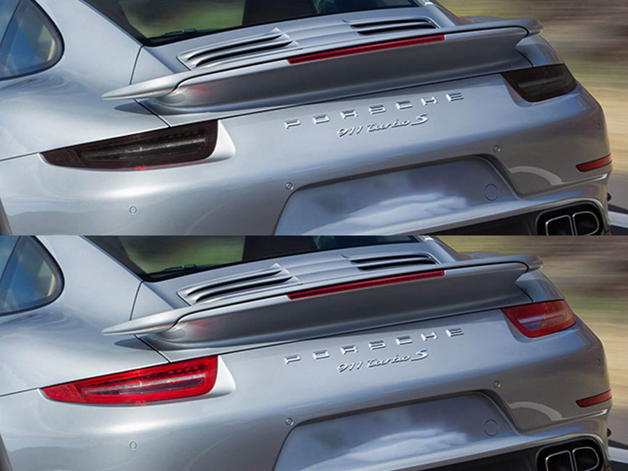 911 (turbo) Before and After Smoked Taillights