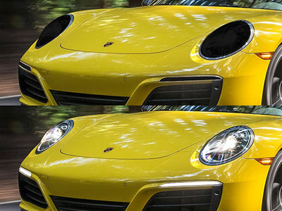 porsche 911 2017-2019 Headlight Tint Appearance