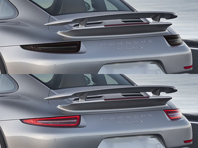 911 Before and After Smoked Taillights