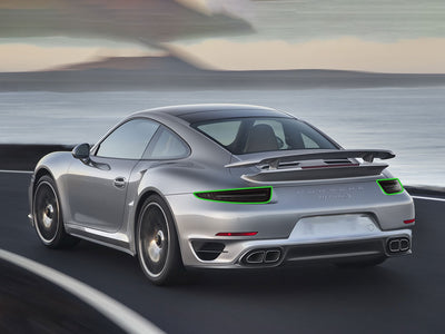 911 Tail Light Tint Installation Points