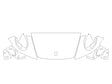 911 Avery Dennison Clear Bra Hood Precut PPF Diagram