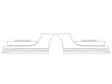 911 3M Clear Bra Door Cup Precut PPF Diagram
