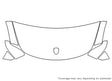 boxster Avery Dennison Clear Bra Hood Precut PPF Diagram