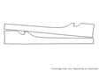 boxster Avery Dennison Clear Bra Door Cup Precut PPF Diagram