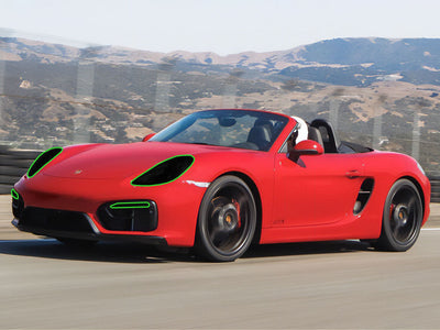 porsche boxster 2013-2016 Headlight Tint Location