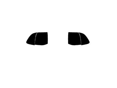 cayenne Precut Tail Light Tint Diagram