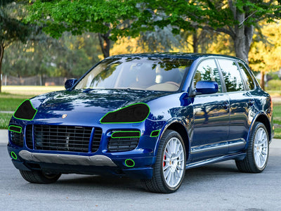 porsche cayenne 2008-2010 Headlight Tint Location