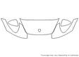 cayenne 3M Clear Bra Hood Precut PPF Diagram