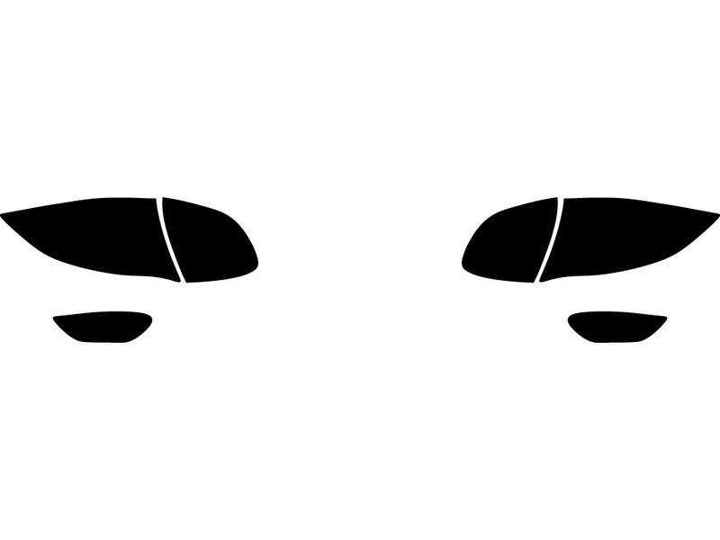 cayenne Precut Tail Light Tint Diagram