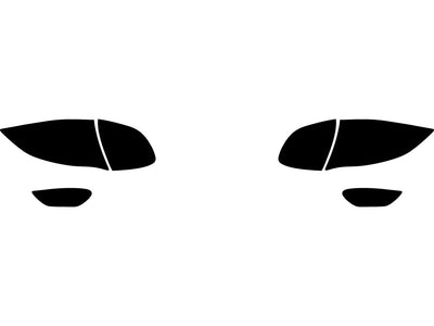cayenne Precut Tail Light Tint Diagram