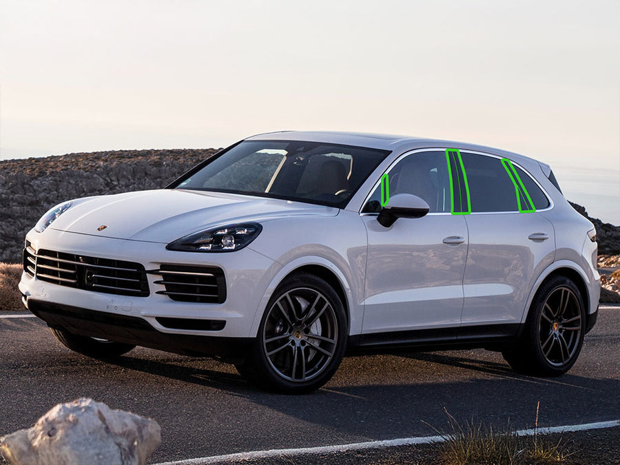 porsche cayenne 2011-2017 Pillar Post Trim Installation Location