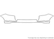 cayenne Avery Dennison Clear Bra Door Cup Precut PPF Diagram