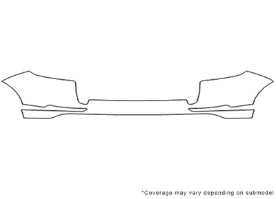 cayenne Avery Dennison Clear Bra Door Cup Precut PPF Diagram