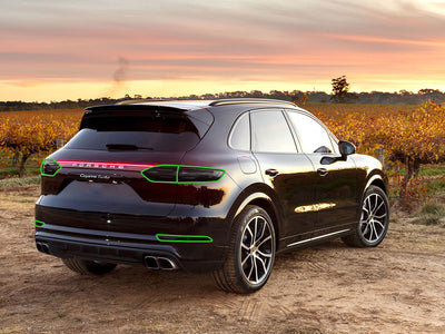 cayenne Tail Light Tint Installation Points