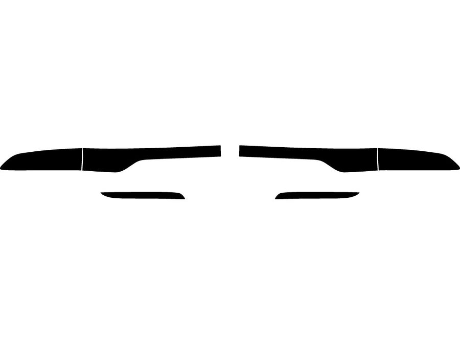 cayenne Precut Tail Light Tint Diagram