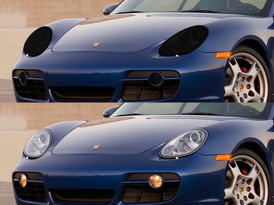 porsche cayman 2006-2008 Headlight Tint Appearance