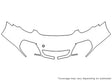 cayman Avery Dennison Clear Bra Bumper Precut PPF Diagram