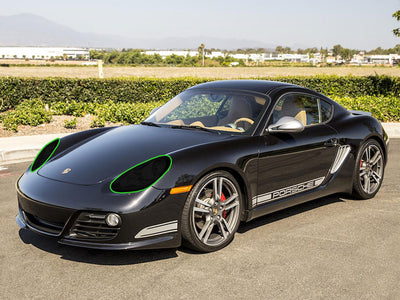 porsche cayman 2009-2013 Headlight Tint Location