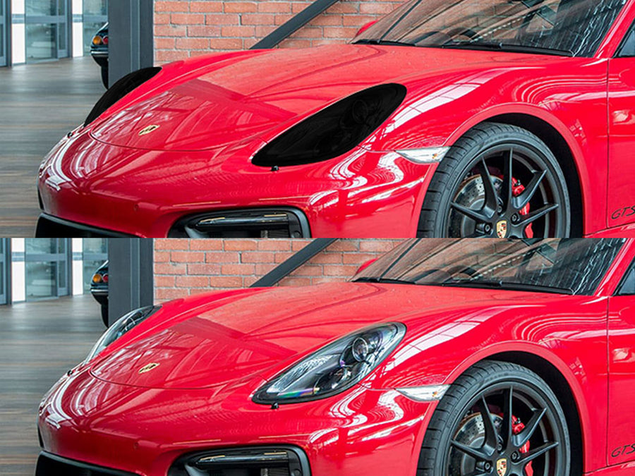 porsche cayman 2014-2016 Headlight Tint Appearance