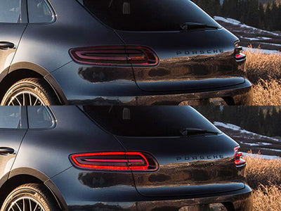 macan Before and After Smoked Taillights