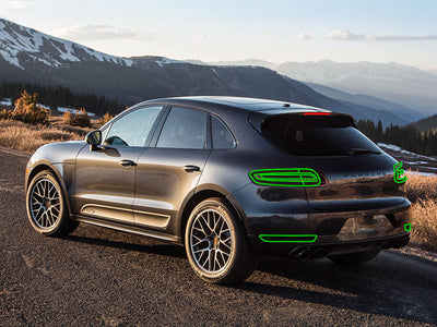 macan Tail Light Tint Installation Points