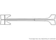 macan 3M Clear Bra Door Cup Precut PPF Diagram